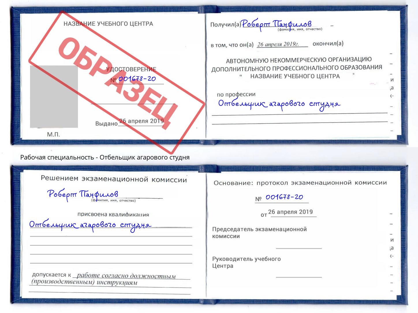 Отбельщик агарового студня Кулебаки